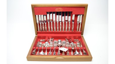 Lot 264 - A Regents Plate canteen of cutlery.