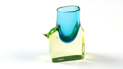Lot 47 - Antonio Da Ros for Cenedese: a Murano Uranium glass elephant vase.