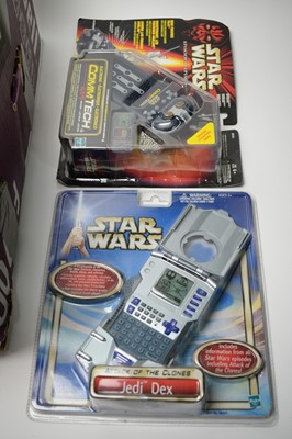 Lot 204 - Star Wars themed digital communication devices and wristwatches.