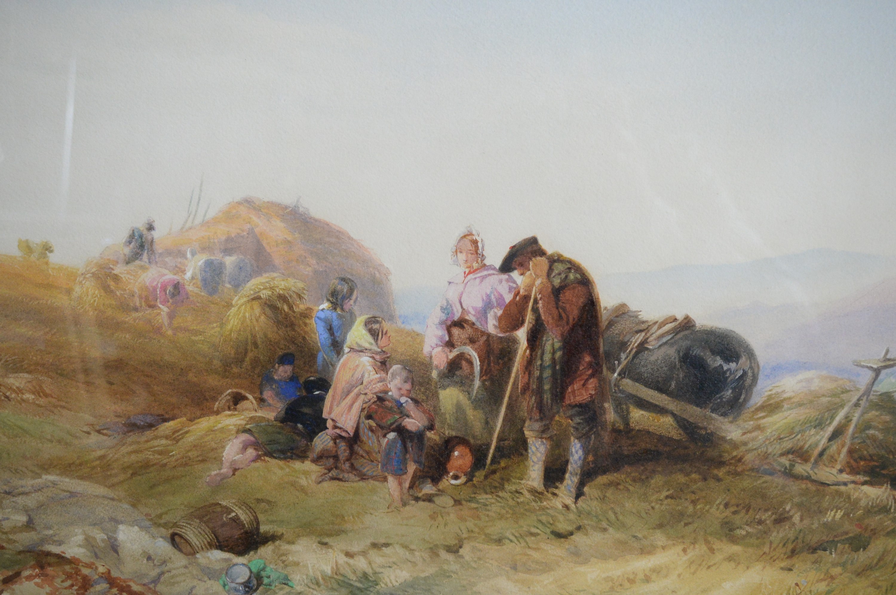 Lot 605 Thomas Miles Richardson Highland Reapers,