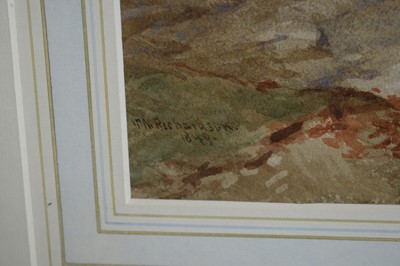 Lot 605 - Thomas Miles Richardson - Highland Reapers, Loch Leven | watercolour