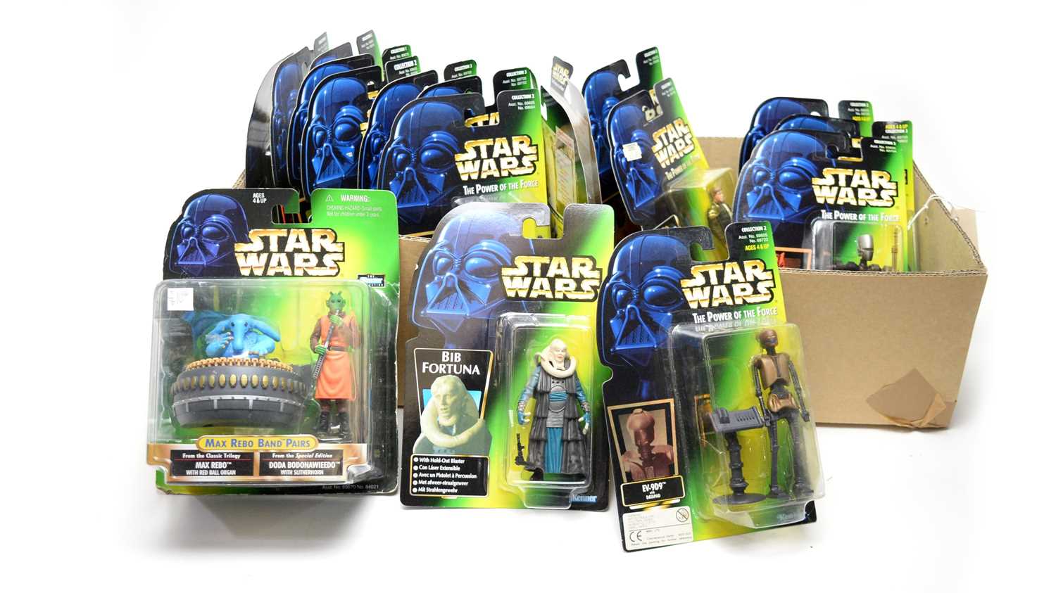 Lot 210 - A group of Star Wars Kenner The Power of the Force Series Action Figures.