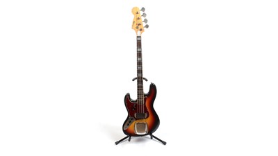 Lot 573 - Left hand Antoria Bass Guitar