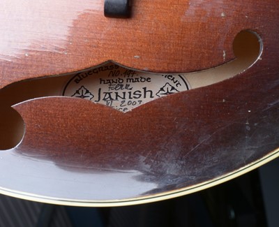 Lot 525 - Janish F style Mandolin Left Hand
