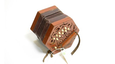 Lot 471 - 20 Key Anglo Concertina attributed to George Jones