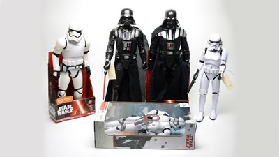 Lot 225 - A selection of Star Wars Darth Vader and Stormtrooper figures.