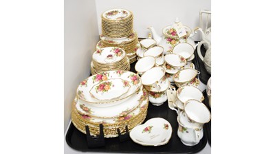 Lot 241 - A Royal Albert ‘Old Country Roses’ pattern tea and dinner service.
