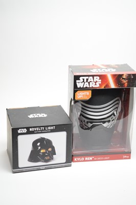 Lot 232 - A selection of Star Wars collectable lights.