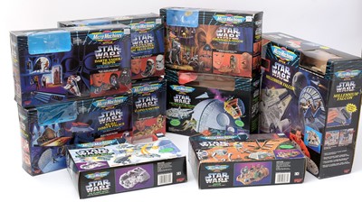 Lot 238 - A selection of Star Wars MicroMachines sets.