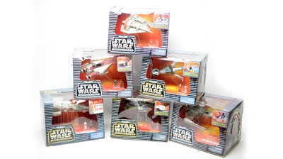 Lot 239 - A selection of Star Wars MicroMachines sets.