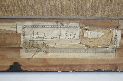 Lot 1053 - Elsie Ward - Black and Gold | oil