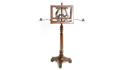 Lot 504 - Early Victorian Mahogany Duet Stand