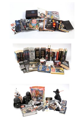 Lot 254 - A Star Wars Superclass ISD Executor VHS box set; and Star Wars-related books.