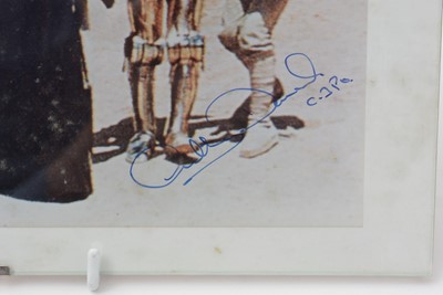 Lot 195 - Star Wars signatures: a signed photographic print.
