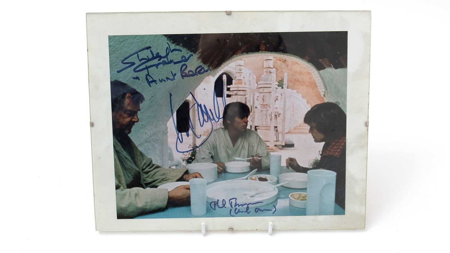 Lot 198 - Star Wars signatures.