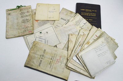 Lot 655 - A collection of indentures relating to Palmers Shipbuilding and Iron Co.