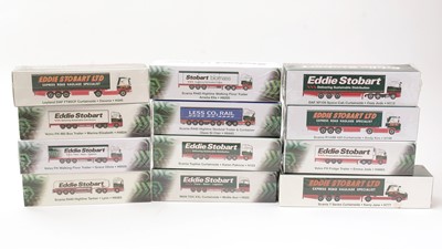 Lot 30 - A group of Atlas Editions Eddie Stobart vehicles.