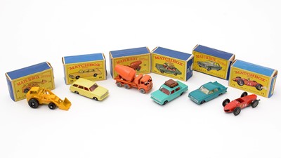 Lot 42 - Six Matchbox Series diecast vehicles