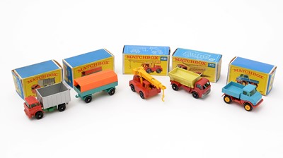 Lot 53 - Five Matchbox Series diecast vehicles