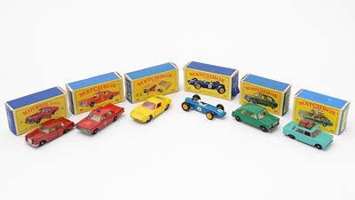 Lot 59 - Six Matchbox Series diecast vehicles