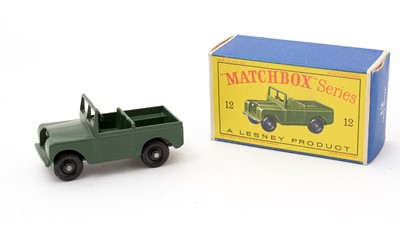 Lot 37 - Matchbox Series diecast vehicle, 12 Land Rover Series II, boxed.