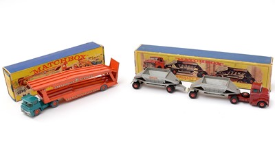 Lot 49 - Two Matchbox industrial vehicles.