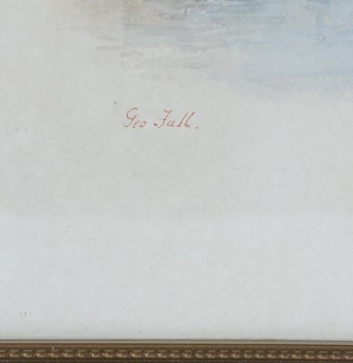 Lot 1041 - George Fall - York Minster, and The Back of Coney Street, York | watercolour
