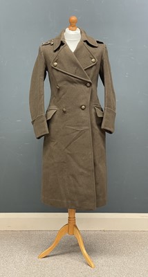 Lot 218 - A Burberry Second World War army officer's greatcoat