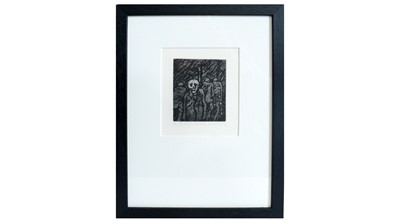 Lot 532 - Tom McGuinness - Old Man on the Heap | limited edition etching