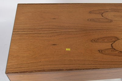 Lot 796 - A rosewood two drawer hall table by Richard Young