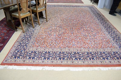 Lot 93 - A Kashan-style carpet.