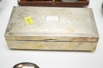 Lot 104 - Silver items various