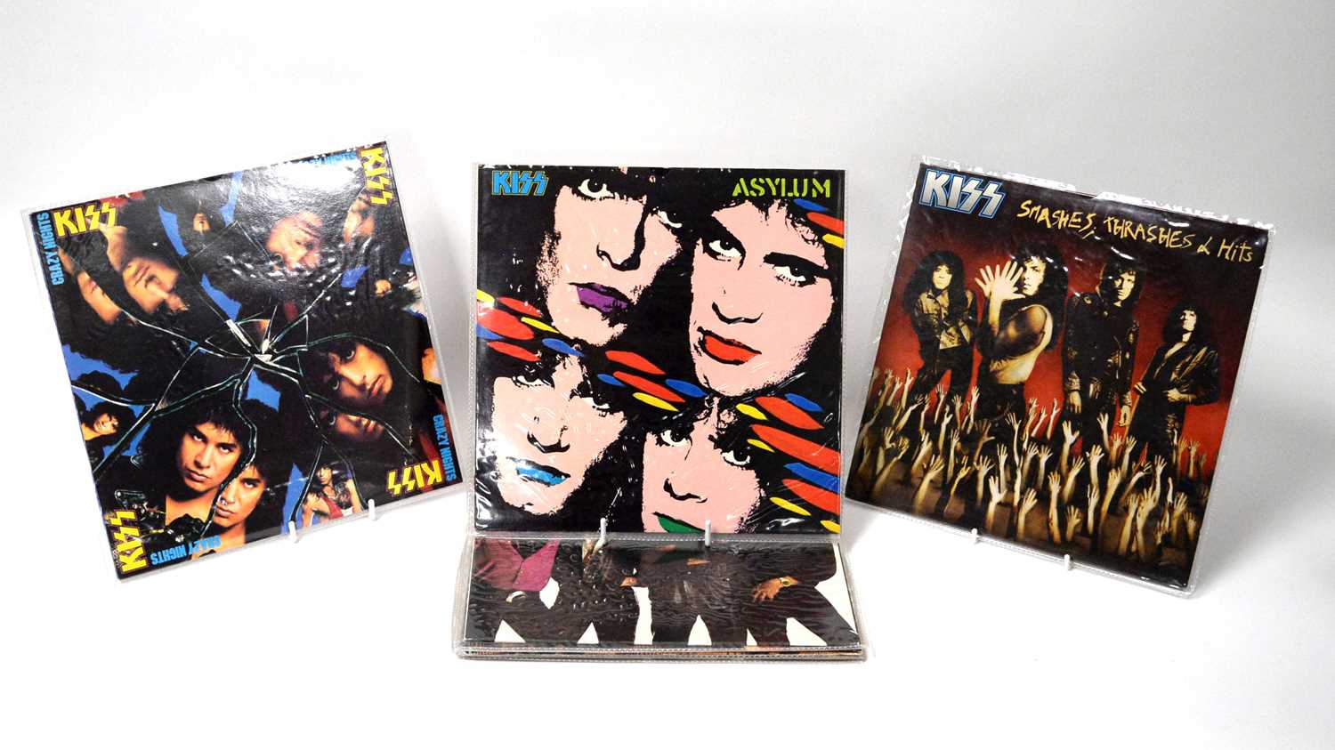 Lot 23 - A selection of Kiss LPs.