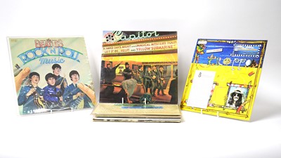 Lot 26 - A selection of LPs by The Beatles.
