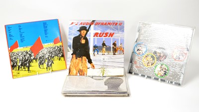 Lot 35 - A selection of mixed rock LPs.