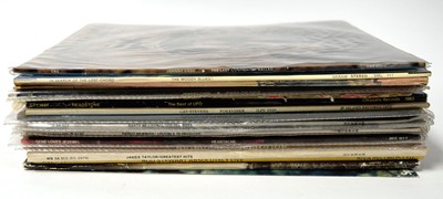 Lot 55 - A selection of mixed rock LPs.