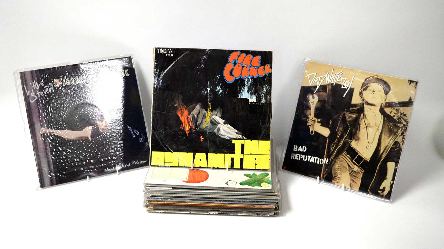 Lot 68 - A selection of mixed rock LPs.
