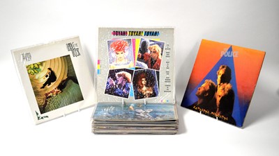 Lot 110 - A selection of mixed 80s rock LPs.