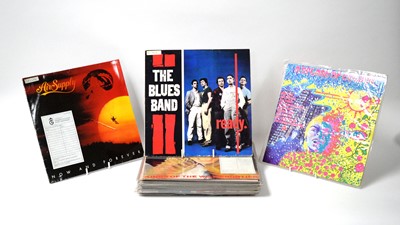 Lot 112 - A selection of mixed 80s rock LPs.