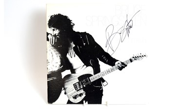 Lot 408 - A signed copy of Bruce Springsteen - Born to Run LP