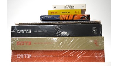 Lot 295 - Led Zeppelin box sets and merchandise
