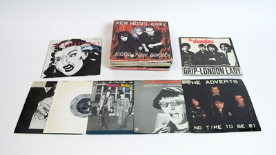 Lot 138 - A selection of punk singles.