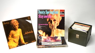 Lot 231 - Collection of Dusty Springfield LPs, singles and magazines