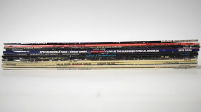 Lot 317 - A selection of heavy rock LPs.