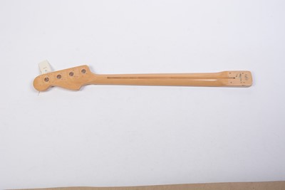 Lot 585 - Fender Precision Bass with original fretless neck and replacement Mexican neck.