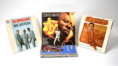 Lot 235 - A selection of Curtis Mayfield LPs.