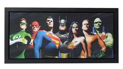 Lot 310 - After Alex Ross - Original Seven | signed limited-edition giclee print
