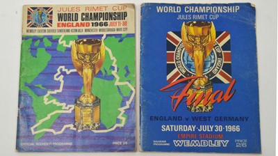 Lot 709 - World Cup 1966 programme and souvenir programme