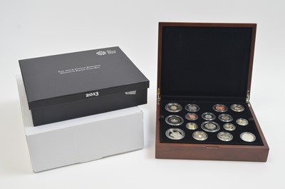 Lot 814 - Royal Mint United Kingdom: the 2013 Premium proof coin set.