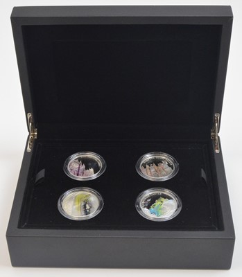 Lot 822 - Royal Mint United Kingdom: the 2017 Portrait of Britain £5 silver 4-coin set.